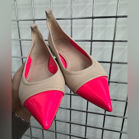 Givenchy Ballet Flats cream and pink women’s size 37.5 - Picture 9 of 11